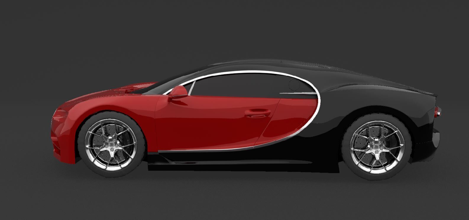 Buggati  Chiron 3D model_3