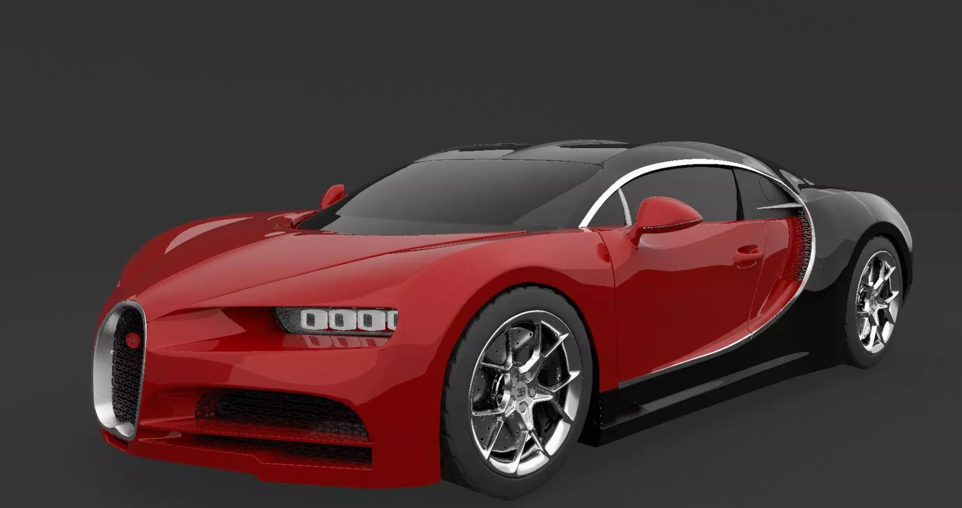 Buggati  Chiron 3D model_0