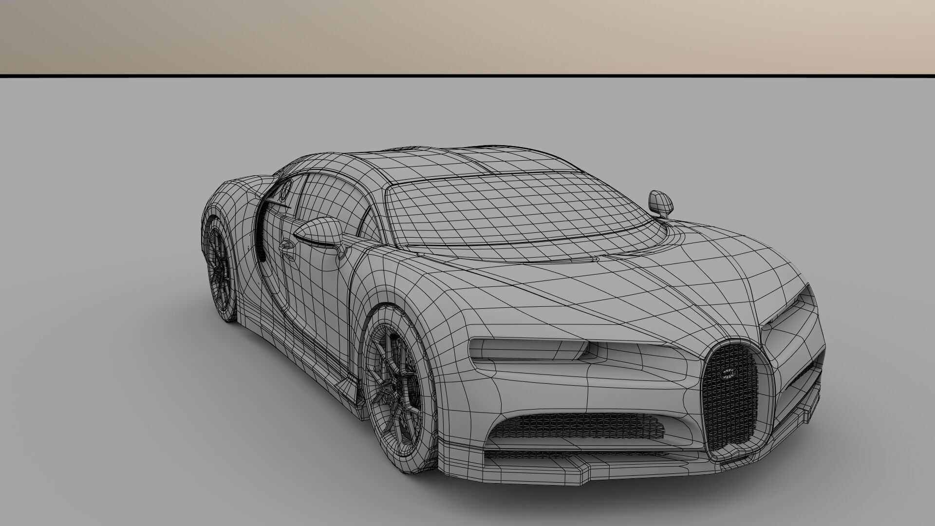 Buggati  Chiron 3D model_10