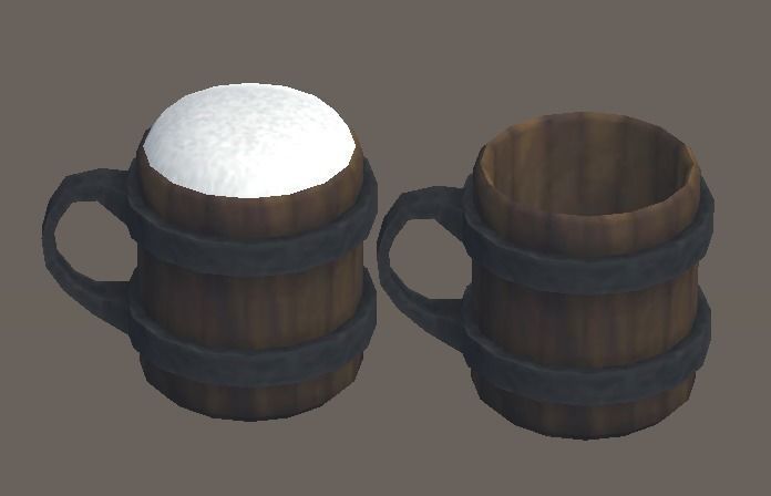 Beam mug Low-poly 3D model_5
