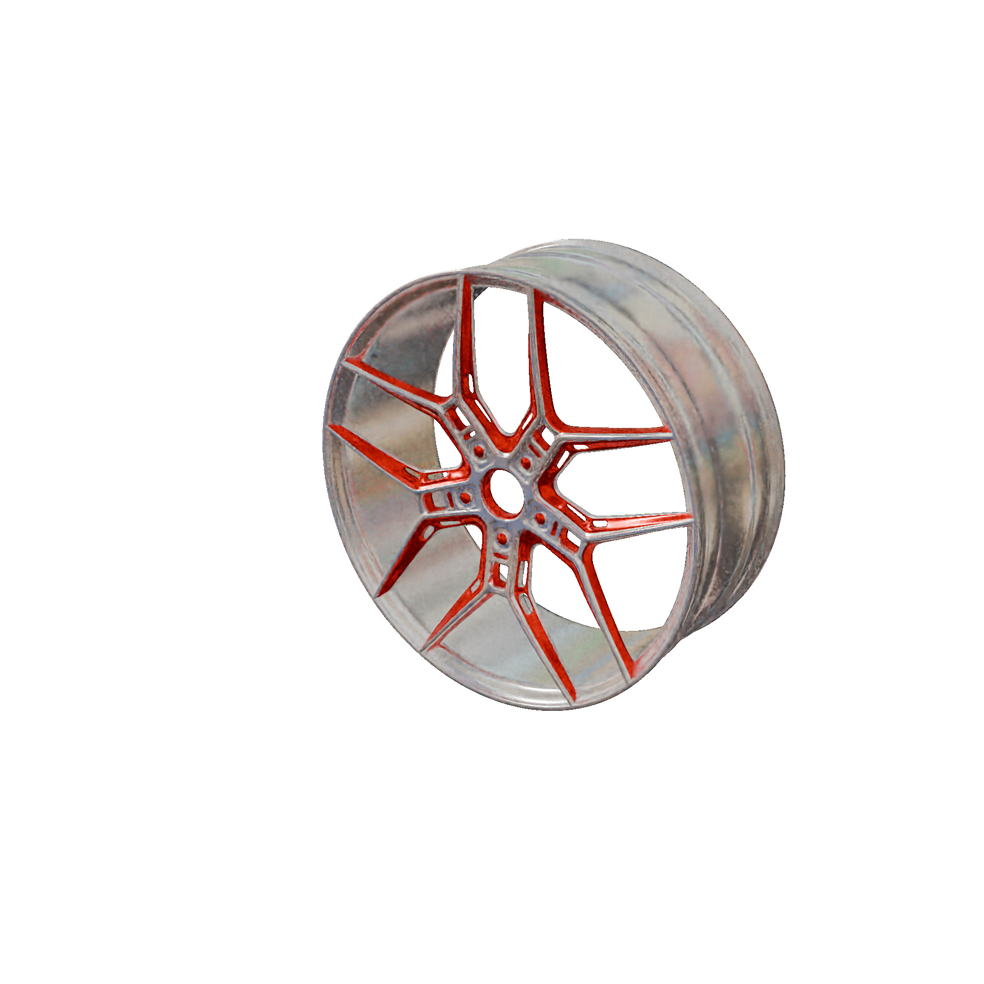 i made a 3d car rim model in blender for printing 3D print model_2