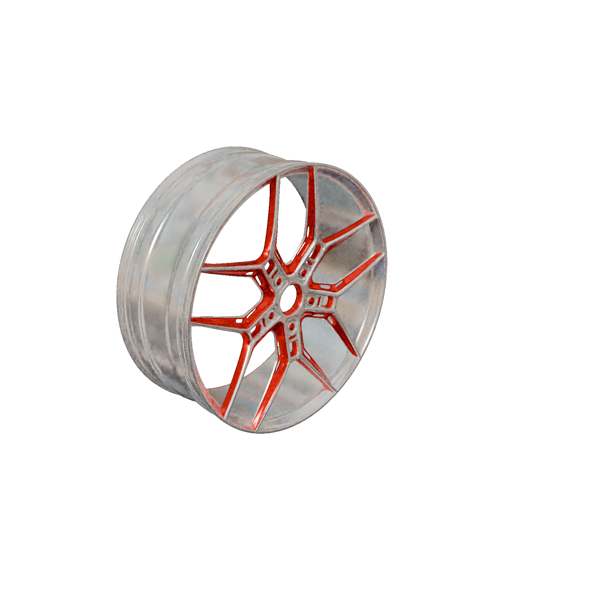 i made a 3d car rim model in blender for printing 3D print model_9