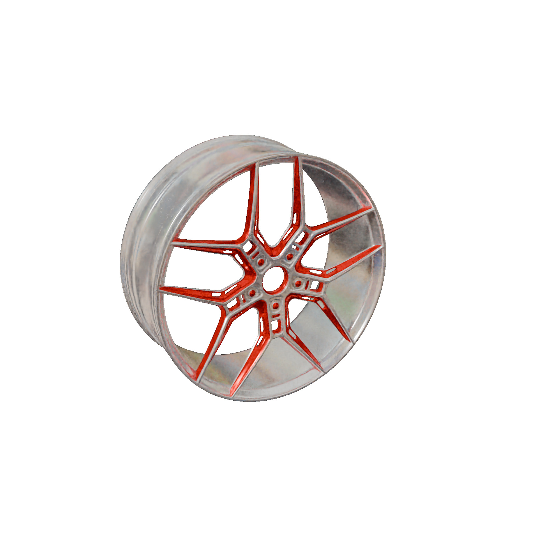 i made a 3d car rim model in blender for printing 3D print model_11