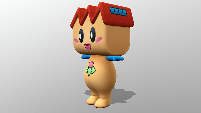 chr037-kino Low-poly 3D model