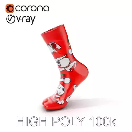 Animated Character Sock Model Pack