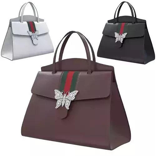 Gucci Totem Top Handle Bag Low-poly 3D model