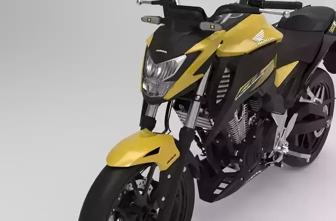 Honda CB300F 3D Model - High Quality - Game Ready - Low Poly