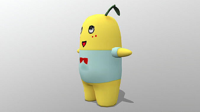 chr045-funa Low-poly 3D model