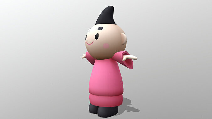 chr051-ebos Low-poly 3D model