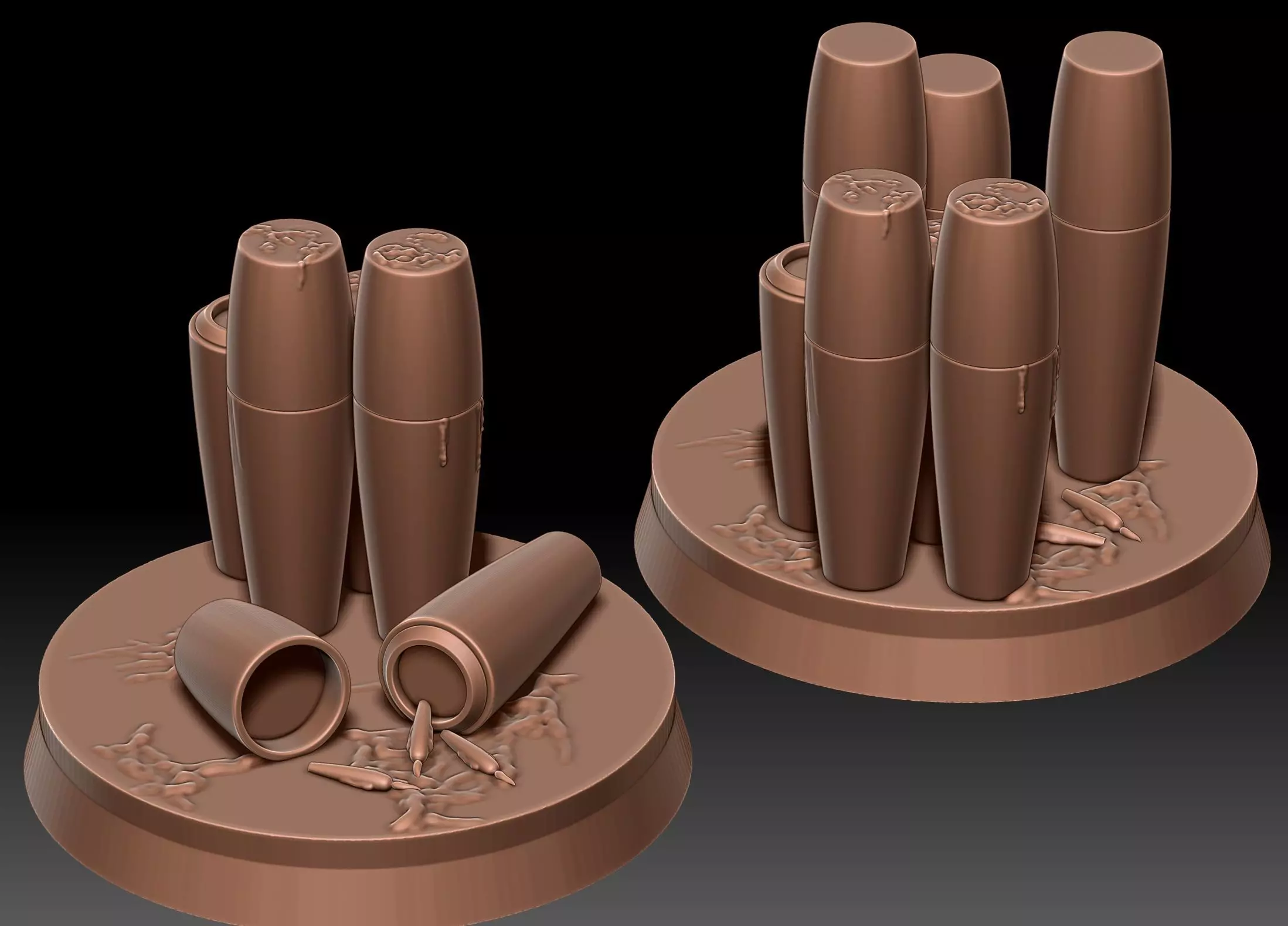 Pathogen Jars black goo 3D print model_0