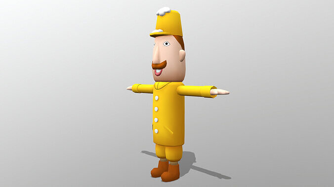 chr059-reru Low-poly 3D model