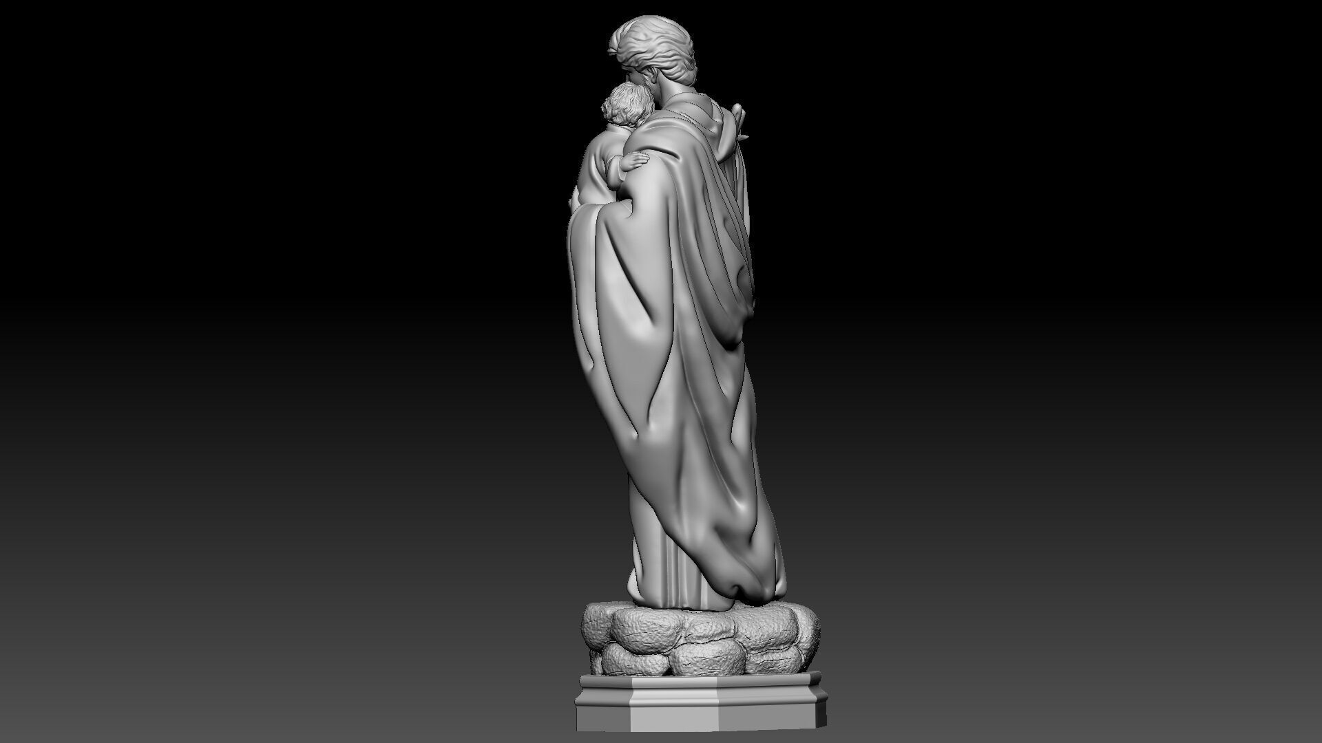 Saint Joseph  3D print model_3