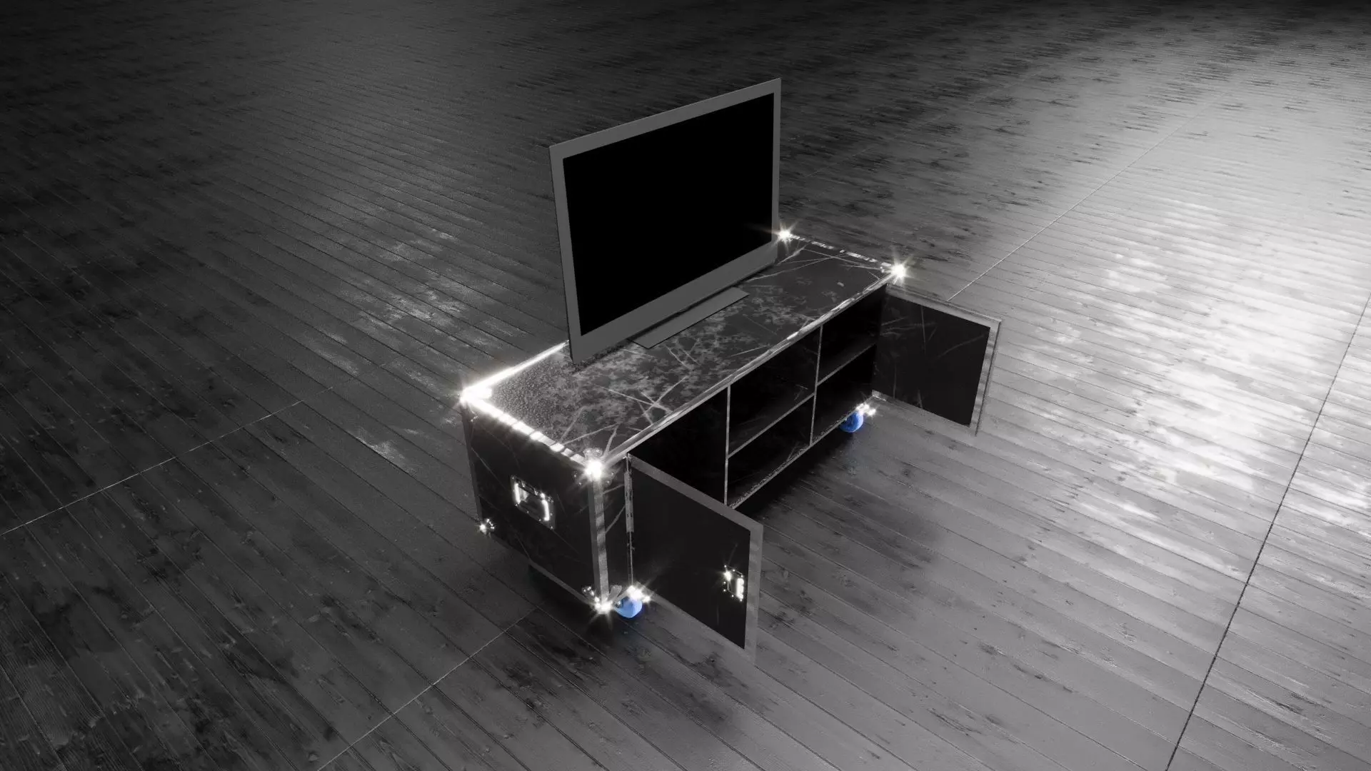 Professional Flight Case 3D model