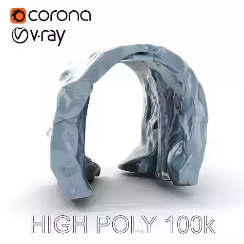 Waterfall Rock Archway D Model Pack