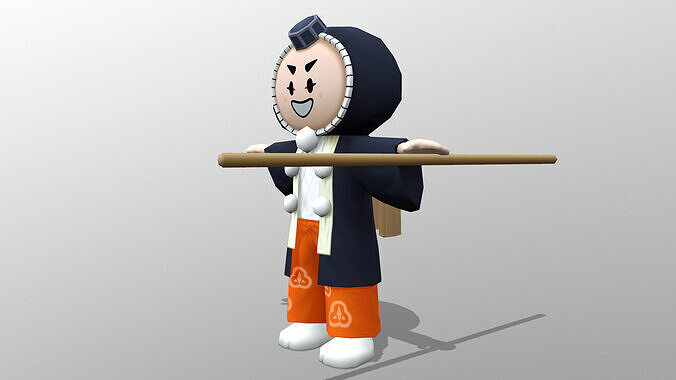 chr066-kabu Low-poly 3D model