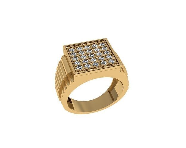 Men Rings 3D print model