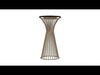 Mercer Pedestal Side Table INK IVY Low-poly 3D model_1