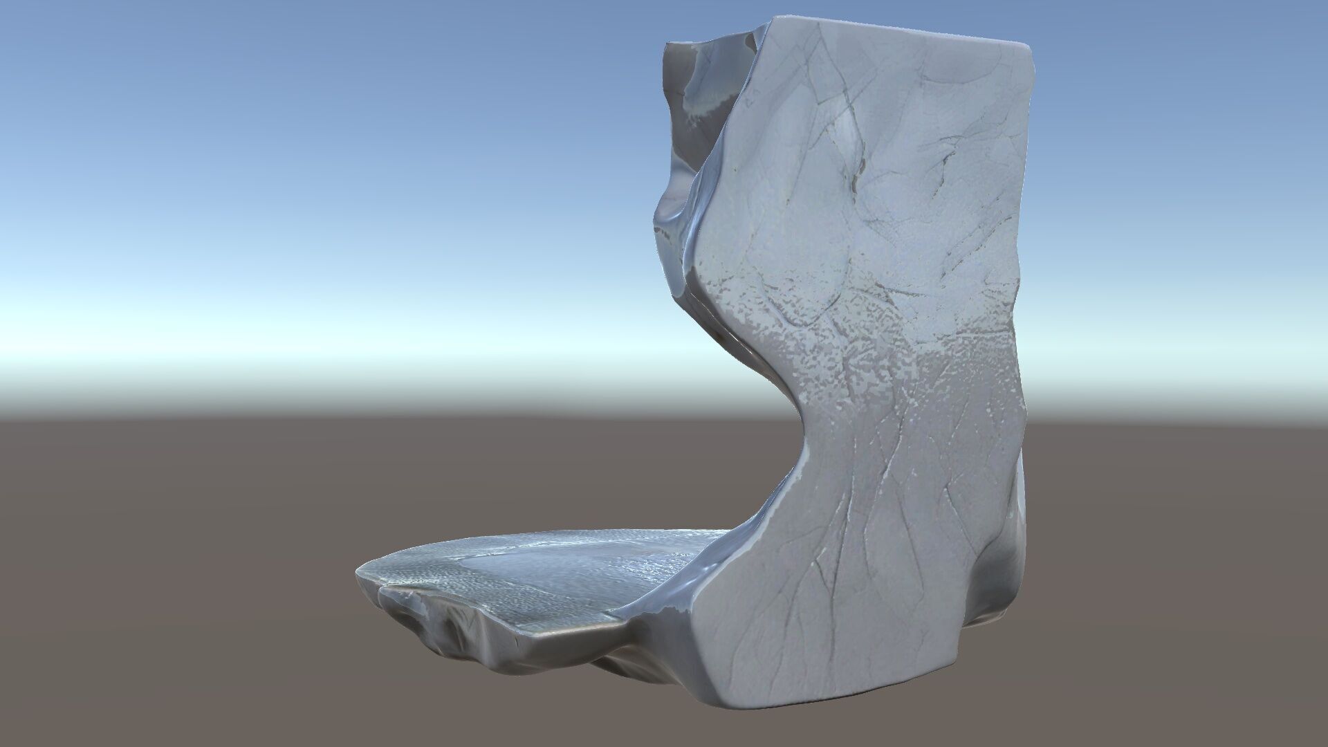 Natural Rock Pool with Waterfall Model Pack Low-poly 3D model_5