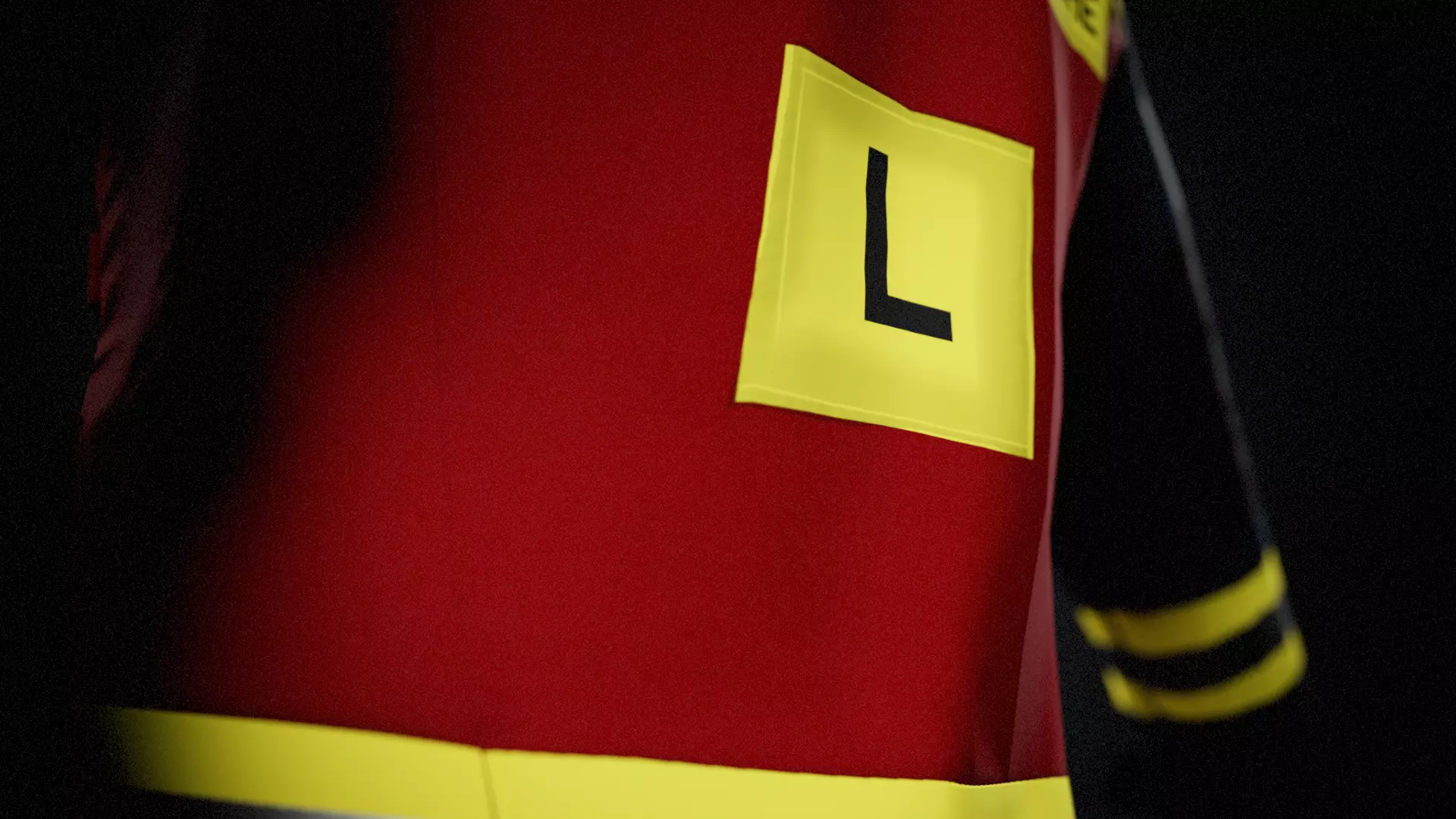 SKV Vienna Fire Dept Jacket GTA FBX OBJ BLENDER Low-poly 3D model_5