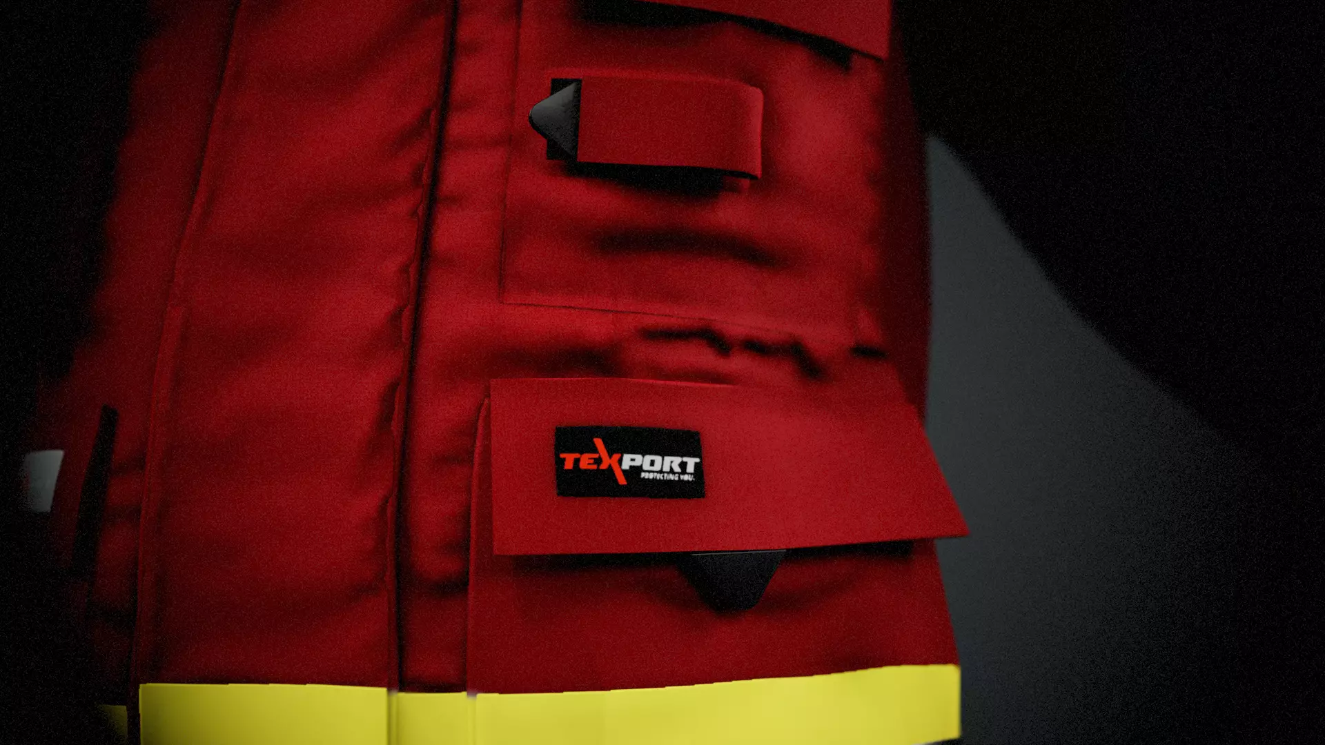 SKV Vienna Fire Dept Jacket GTA FBX OBJ BLENDER Low-poly 3D model_10