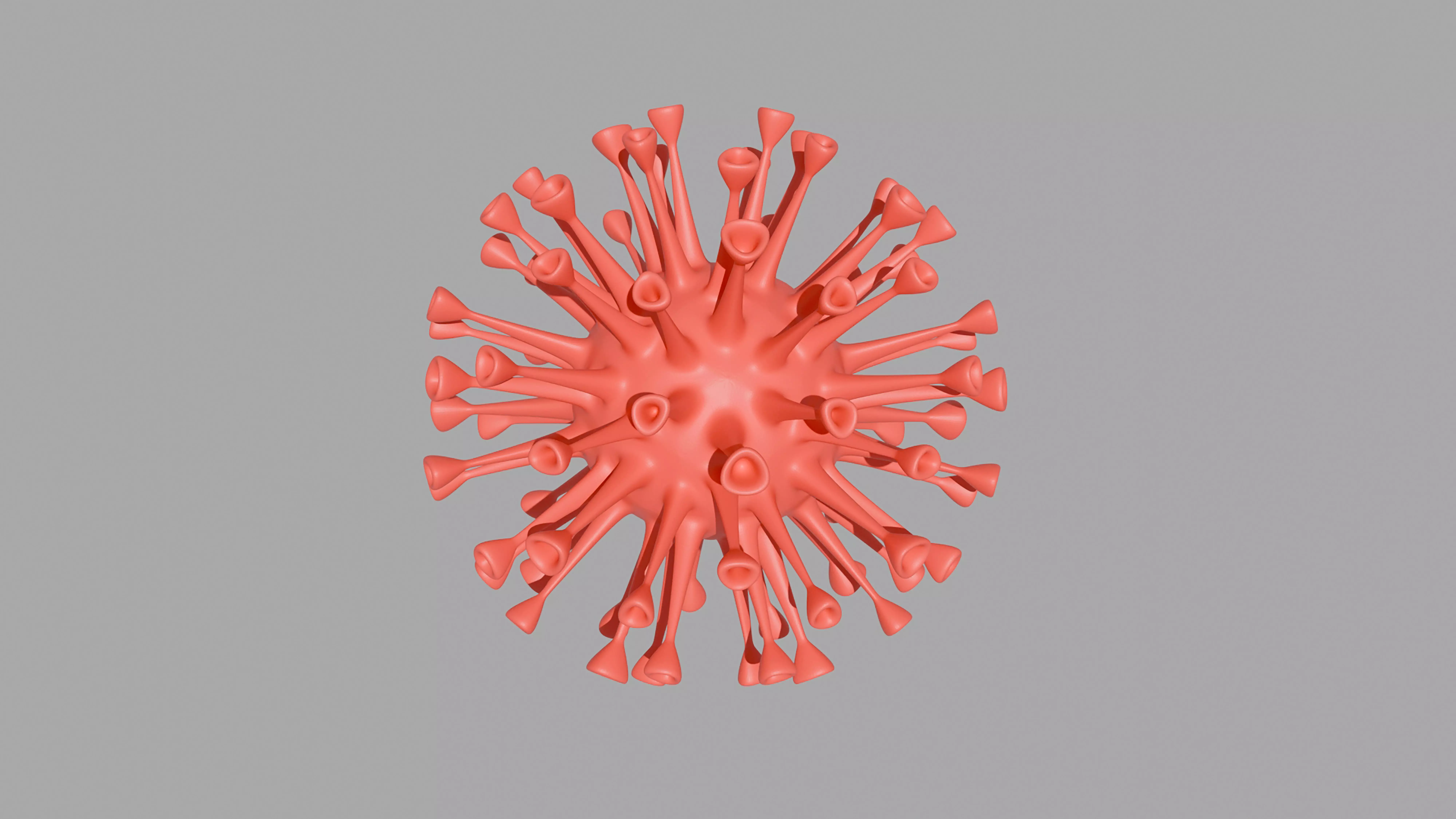 Coronavirus COVID 19 3D Virus Model Blender FBX OBJ Rendered 3D model_0