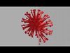 Coronavirus COVID 19 3D Virus Model Blender FBX OBJ Rendered 3D model_1