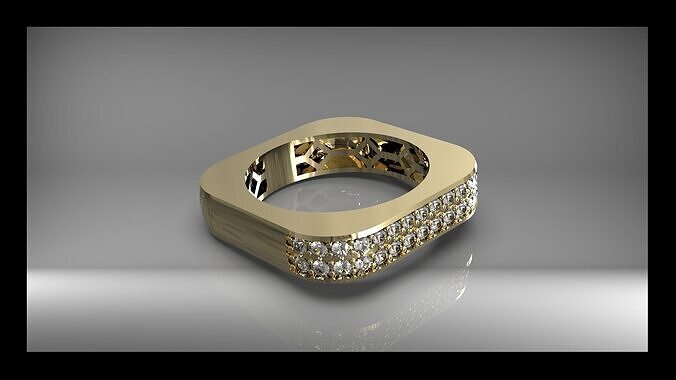 rings 3D print model