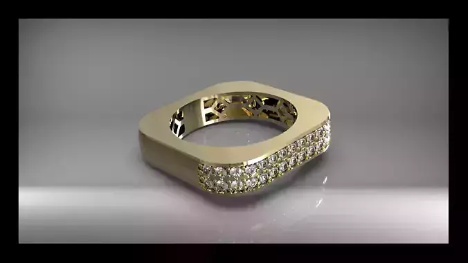 rings 3D print model