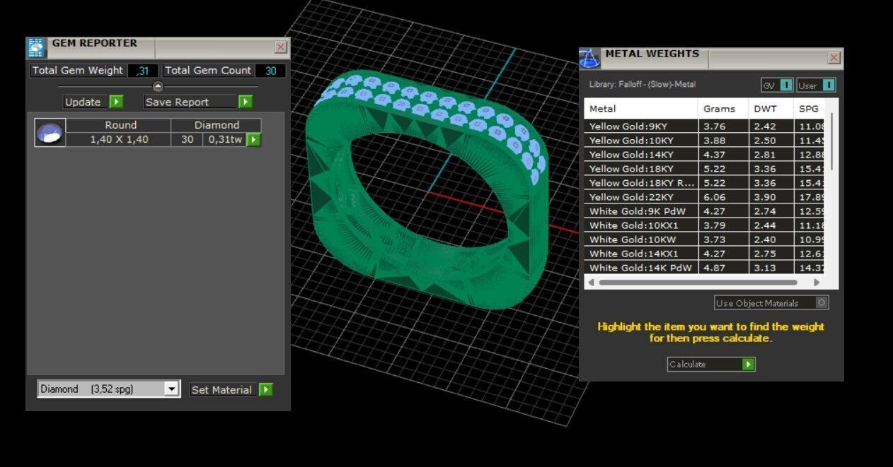 rings 3D print model_7