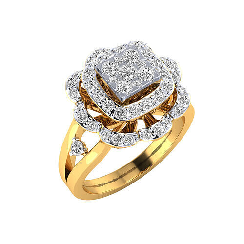  Women Ring Render 3dm STL MTL SLC JCD OBJ FBX Details 3D print model