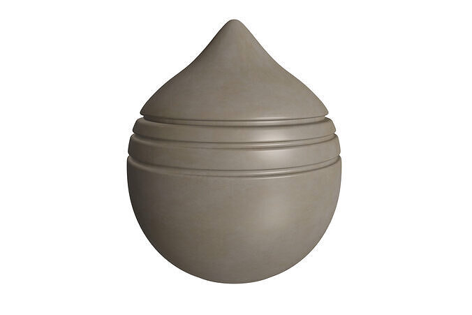 Hoju Modern Organic Trinket 3D print model