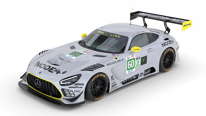 Mercedes AMG LMGT3 2025 Le Mans 3D Model 3D model