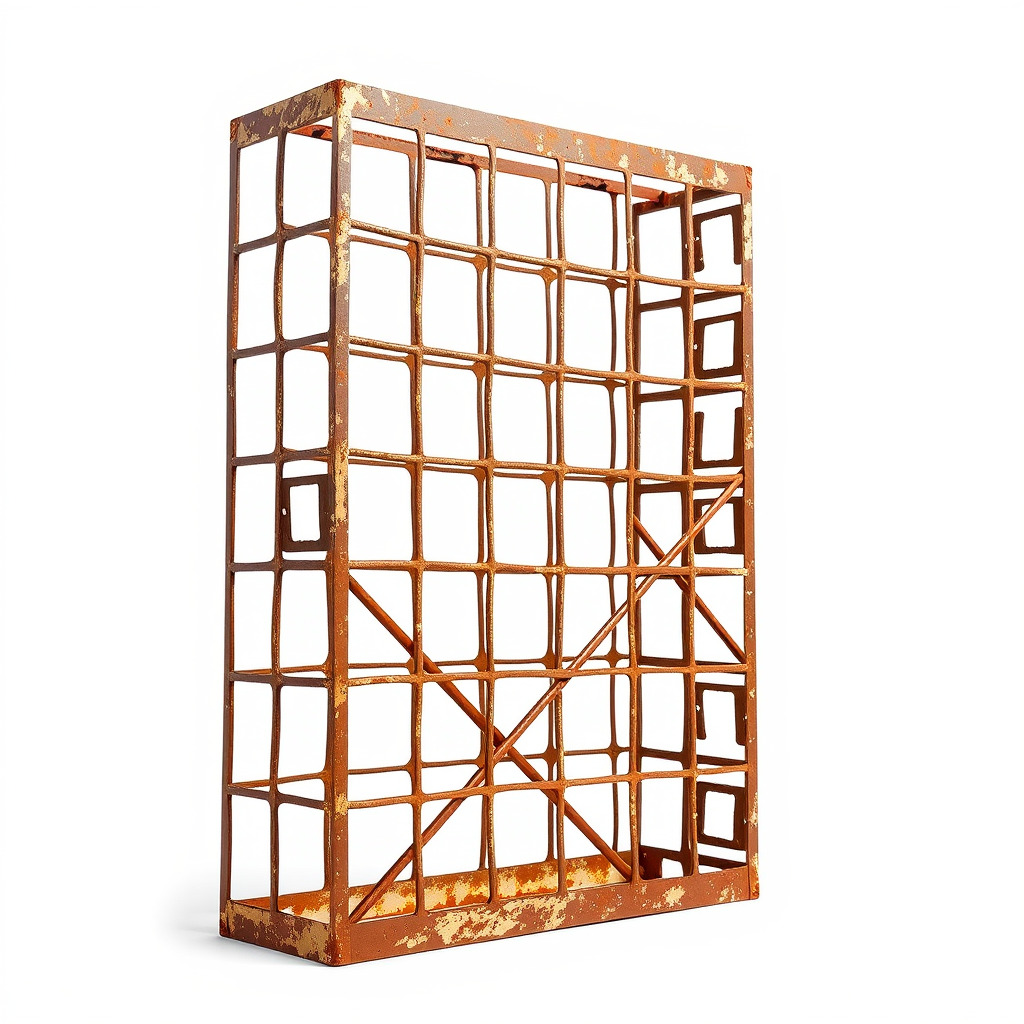 Rusty Iron Grid Model Pack for Games and Rendering Texture_2