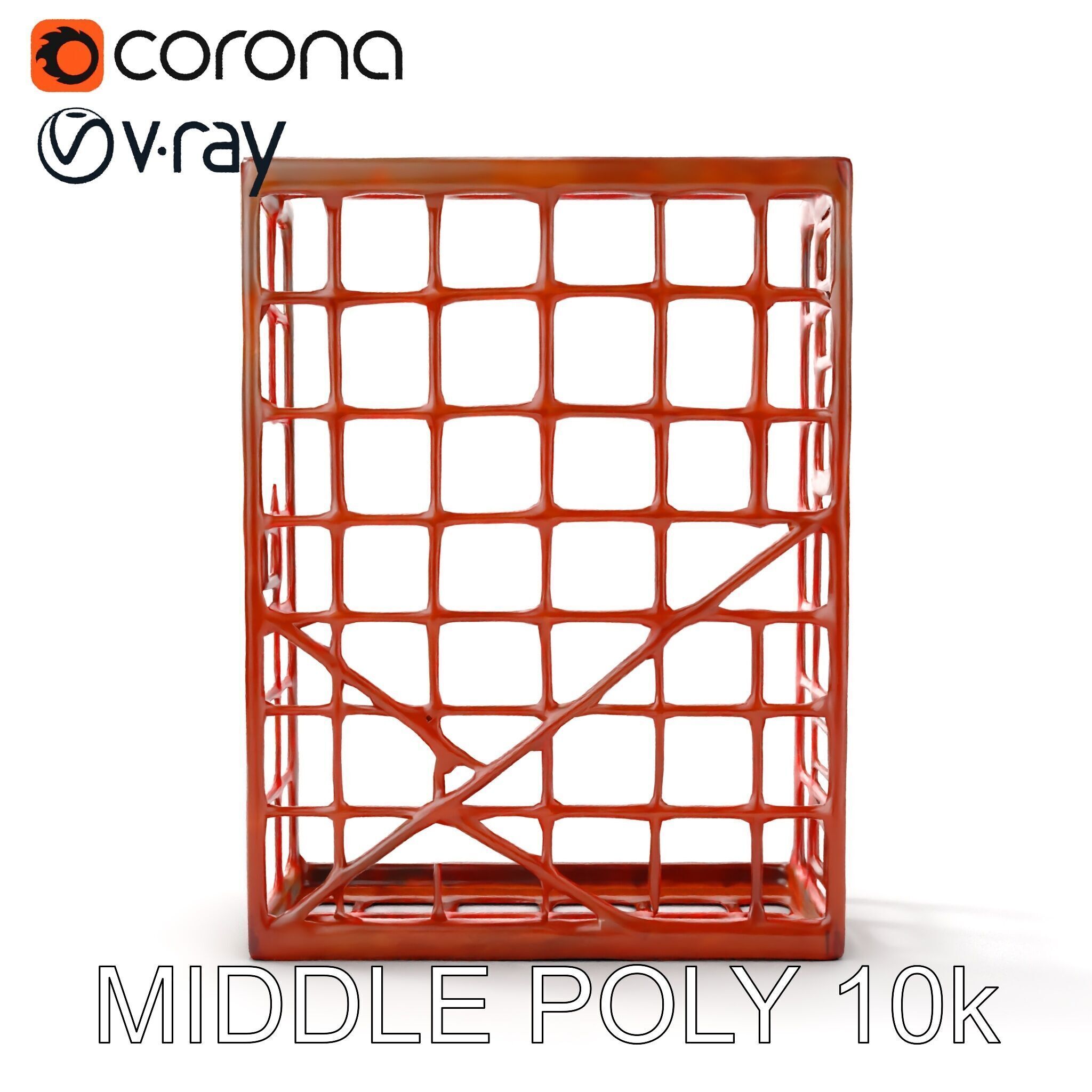 Rusty Iron Grid Model Pack for Games and Rendering Texture_15