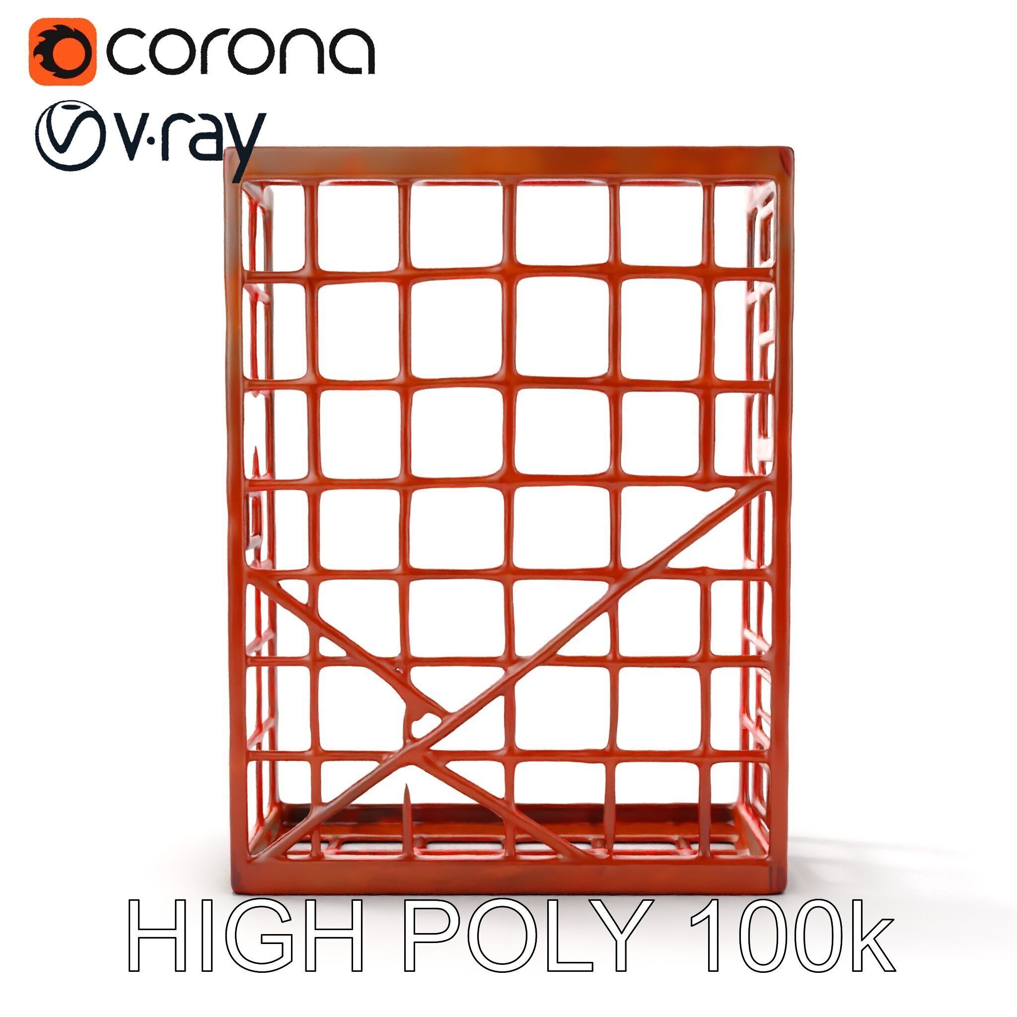 Rusty Iron Grid Model Pack for Games and Rendering Texture_20