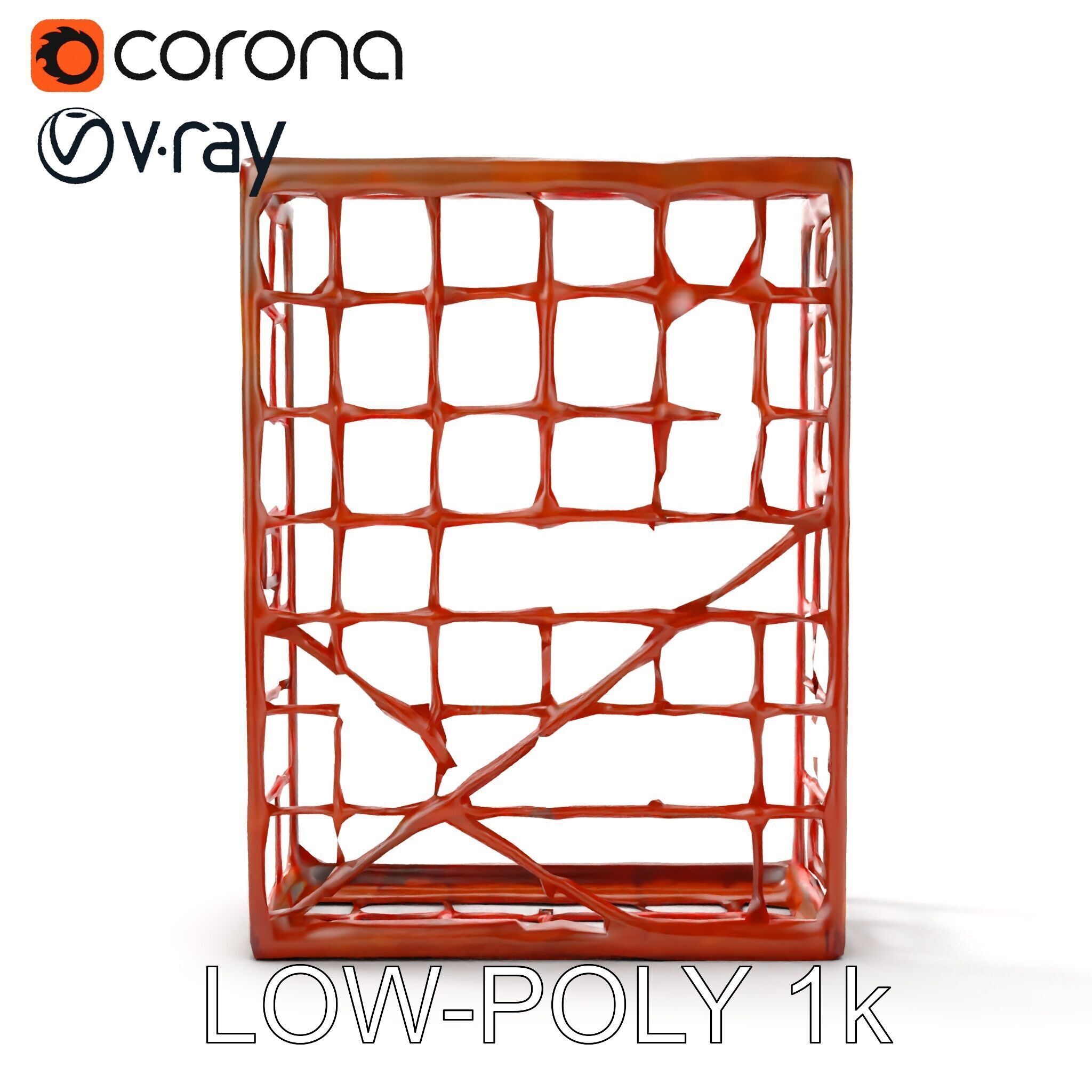 Rusty Iron Grid Model Pack for Games and Rendering Texture_13