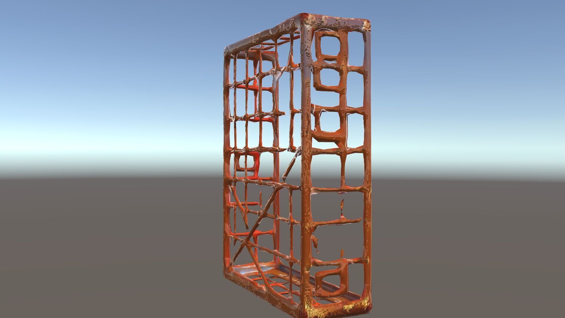 Rusty Iron Grid Model Pack for Games and Rendering Texture_34