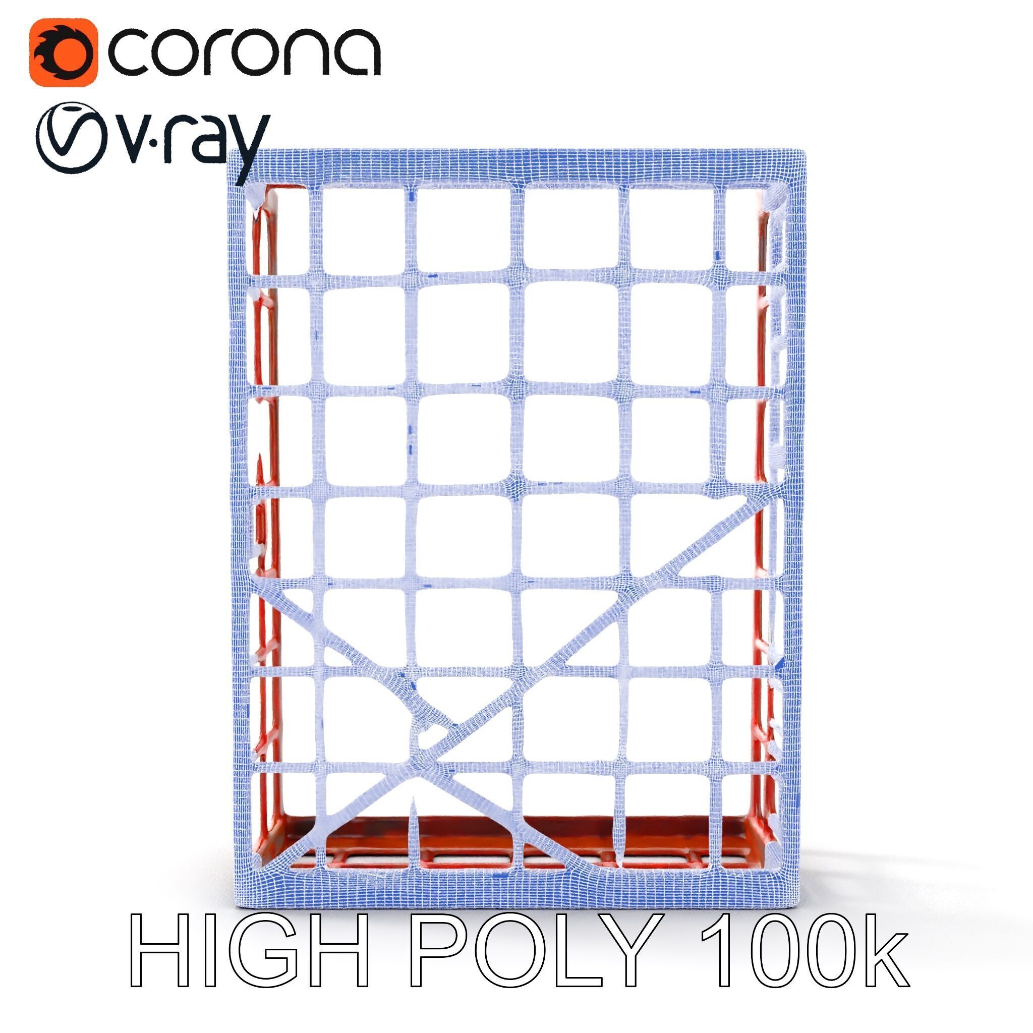 Rusty Iron Grid Model Pack for Games and Rendering Texture_23