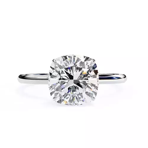 ASSCHER DIAMOND RING -CAD-061