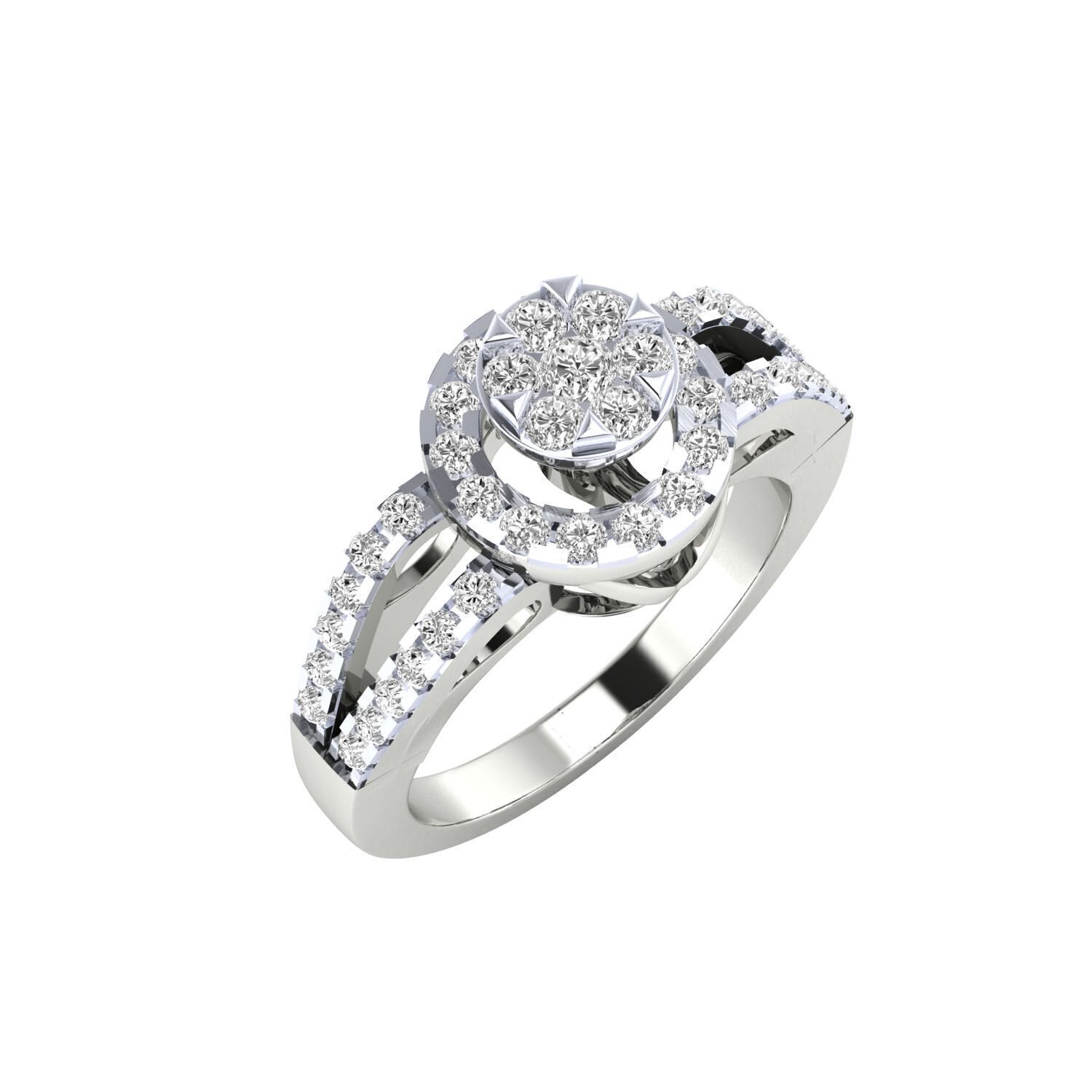  Women Ring Render 3dm STL MTL SLC JCD OBJ FBX Details 3D print model_2