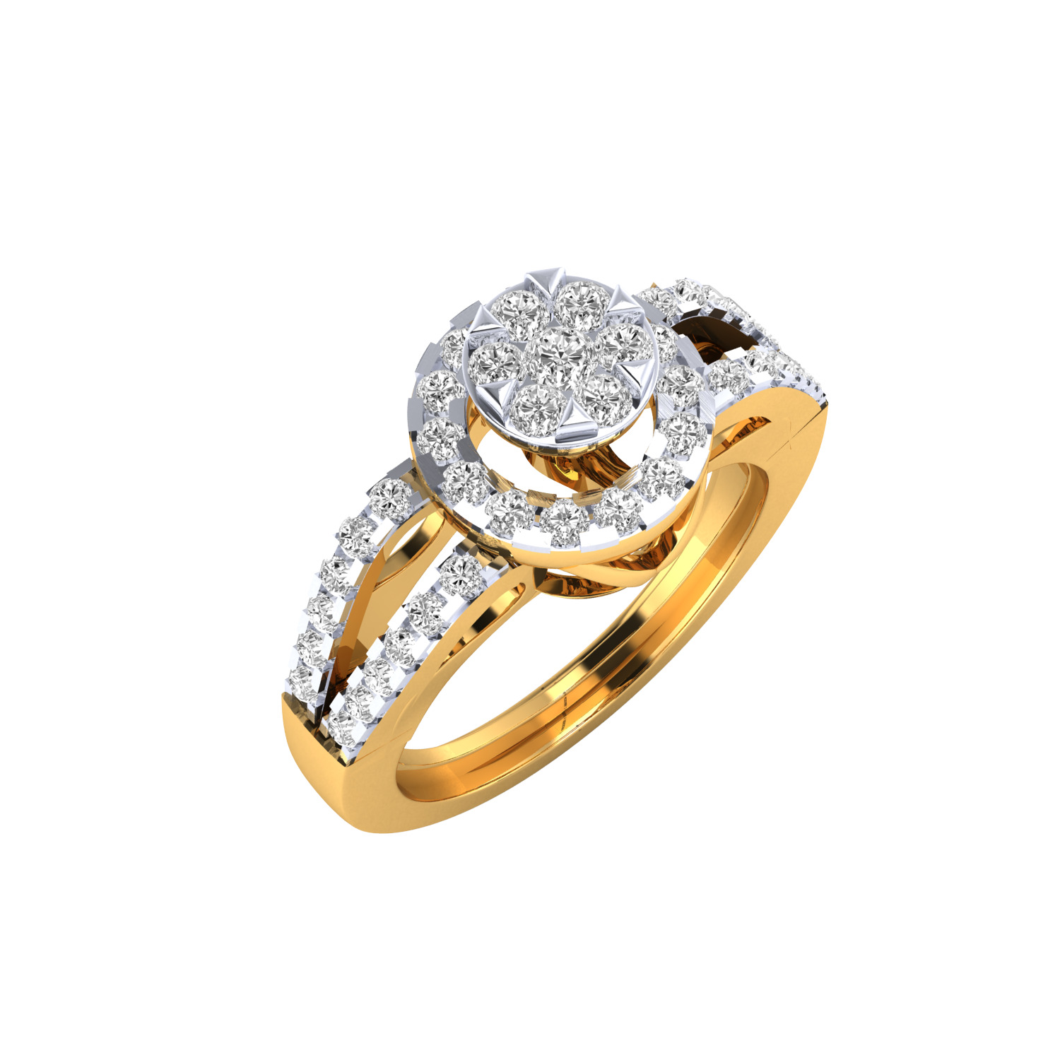  Women Ring Render 3dm STL MTL SLC JCD OBJ FBX Details 3D print model_17