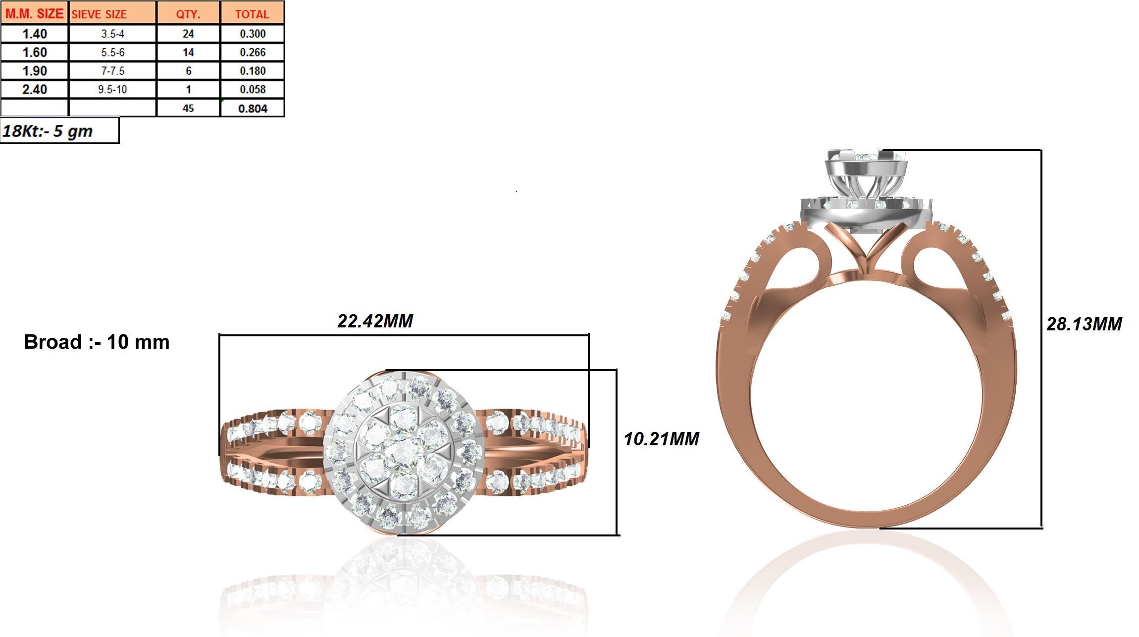  Women Ring Render 3dm STL MTL SLC JCD OBJ FBX Details 3D print model_24