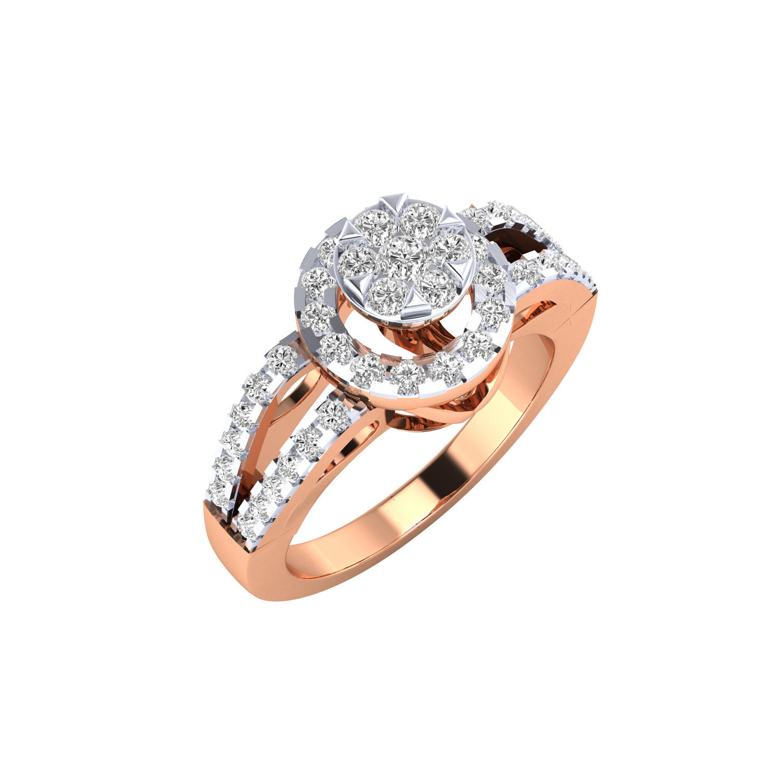  Women Ring Render 3dm STL MTL SLC JCD OBJ FBX Details 3D print model_3