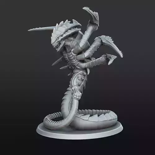 Tyranid-Inspired Alien Beast - 3D Printable Model