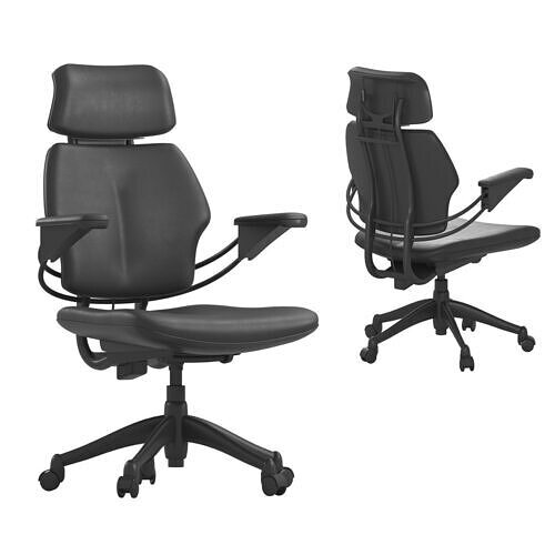 Humanscale Freedom Chair with Headrest 3D model