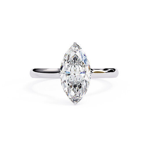 MARQUISE DIAMOND RING -CAD-062  3D model