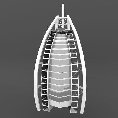 Burj Al Arab 3D Model 3D model