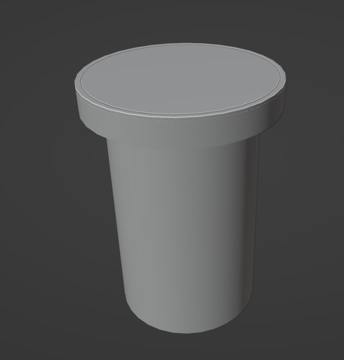 Acadia Rattan Side Table 3D model_7