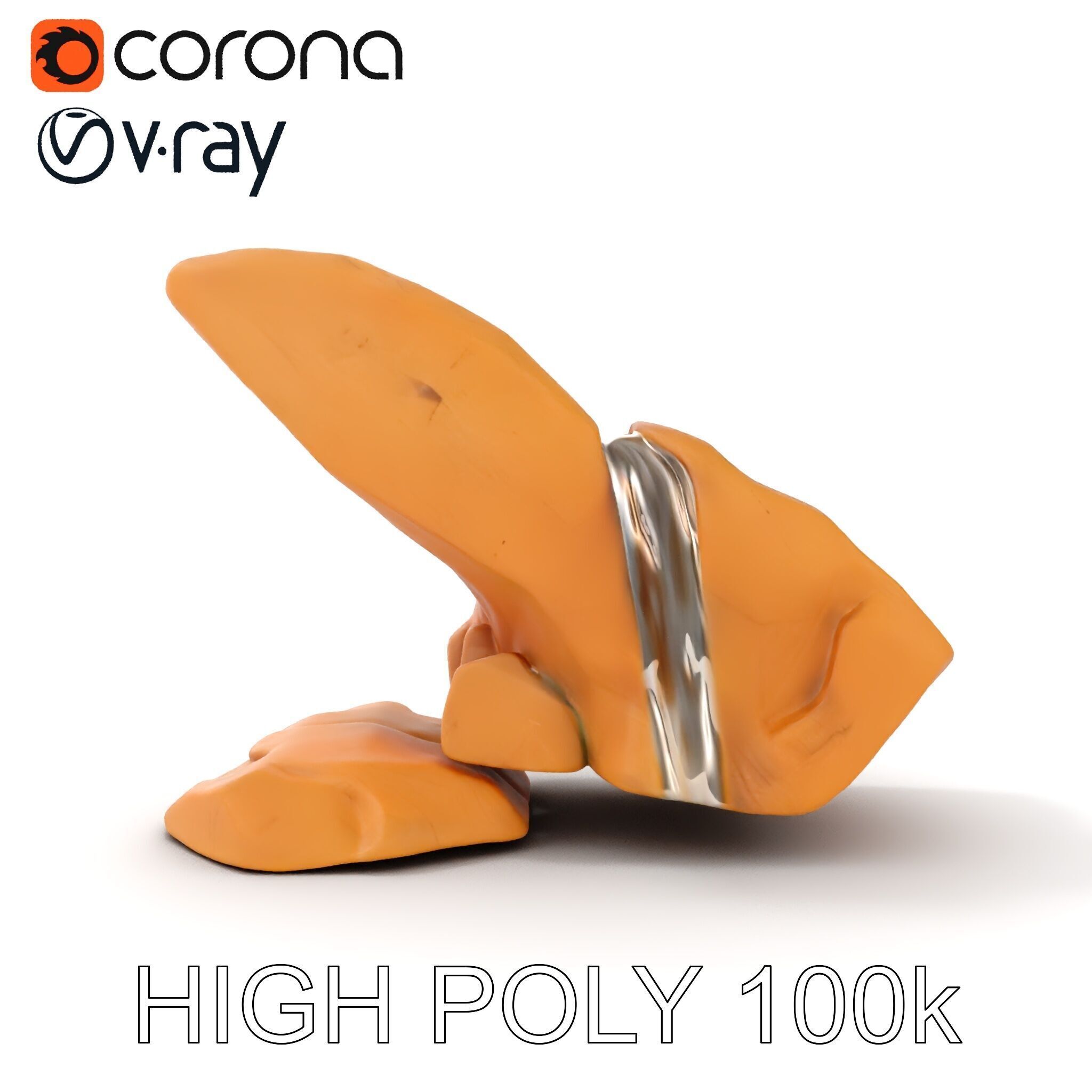 Waterfall Rock Formation Model Pack Low-poly 3D model_13