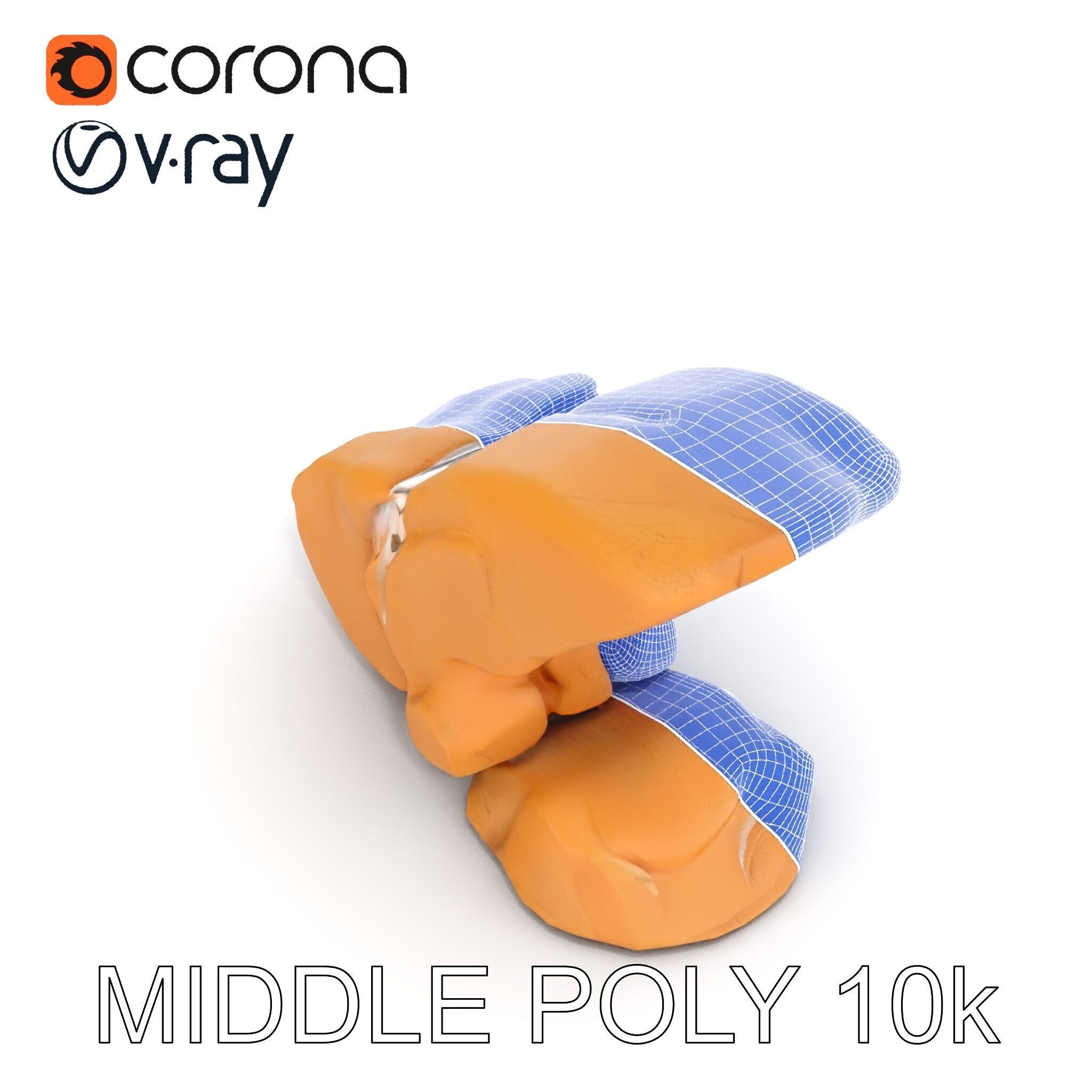 Waterfall Rock Formation Model Pack Low-poly 3D model_22